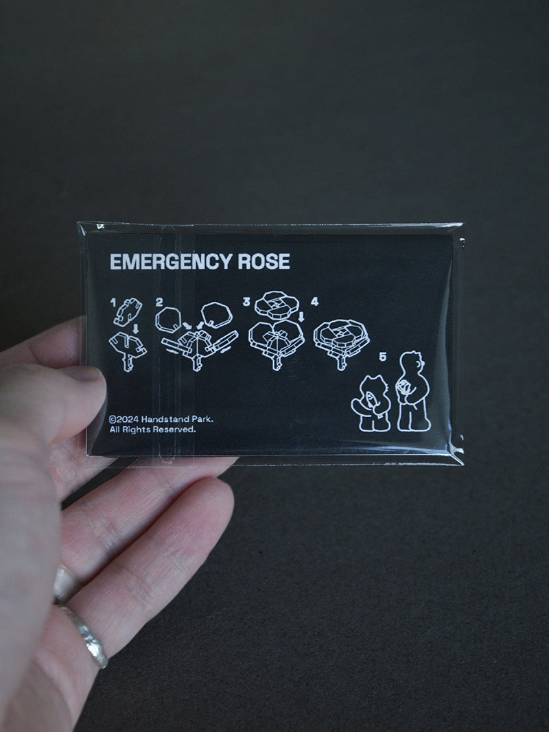 Quick-assemble Red Rose | 3D Printed Romantic Toy | Made by Handstand Park