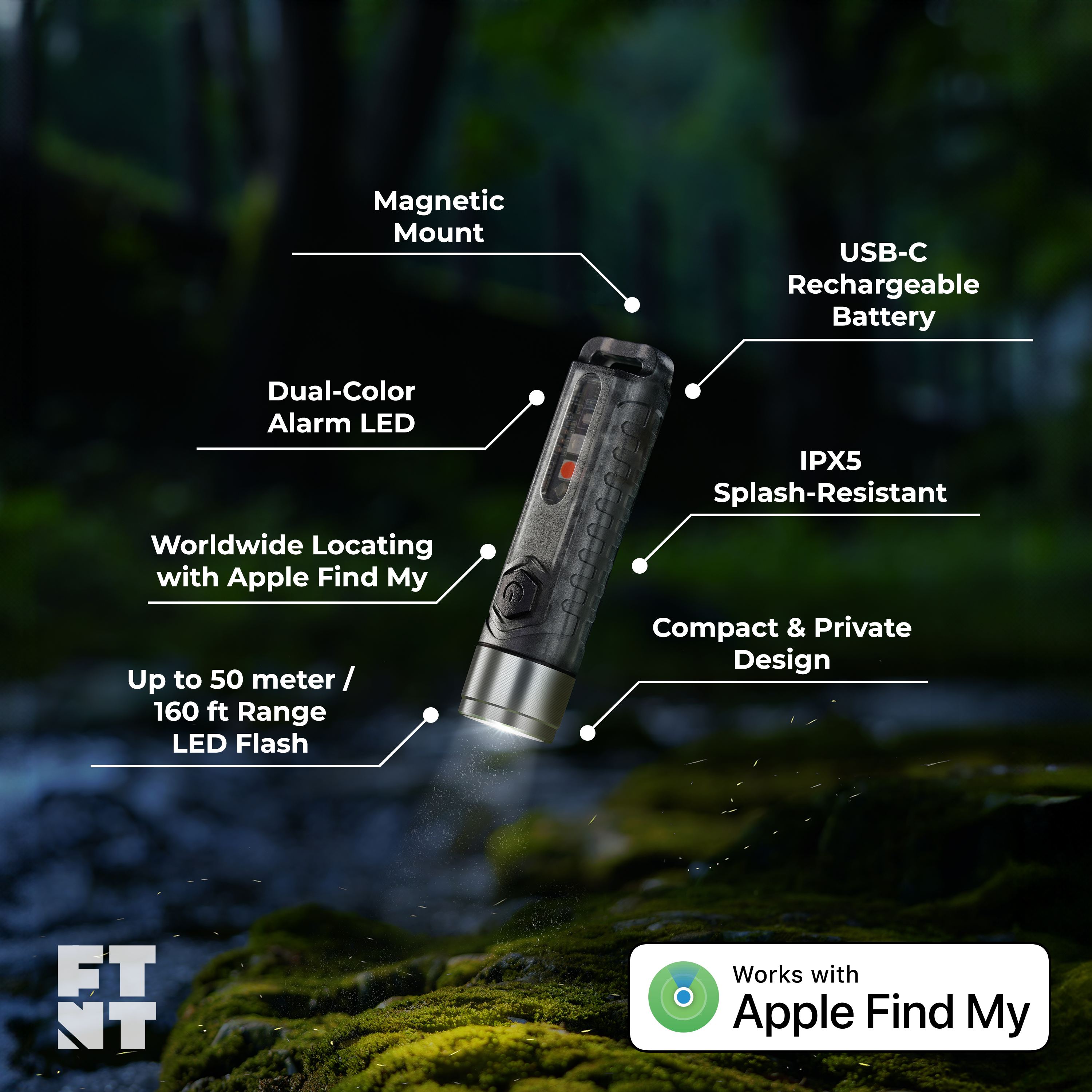 FlashFinder Key Finder (Locate your keys with Apple Find My)