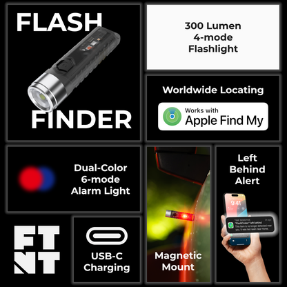 FlashFinder Key Locator (Compatible with Apple Find My)